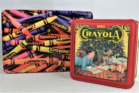 crayola metal box price|1992 Crayola Crayon Metal Box .